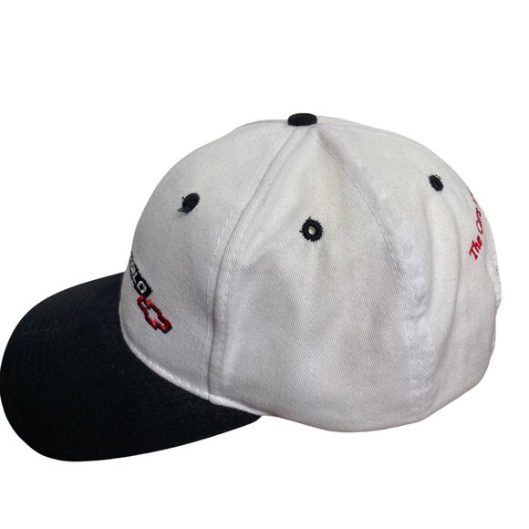 Team Monte Carlo Chevrolet Adjustable Baseball Cap White Black NWOT - Picture 3 of 7